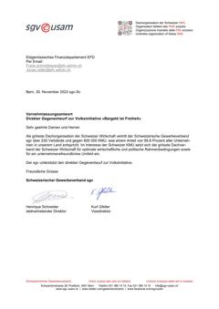  Direkter Gegenentwurf zur Volksinitiative «Bargeld ist Freiheit»