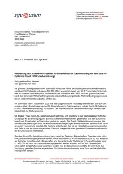  Verordnung über Härtefallmassnahmen für Unternehmen in Zusammenhang mit der Covid-19-Epidemie (Covid-19 Härtefallverordnung)